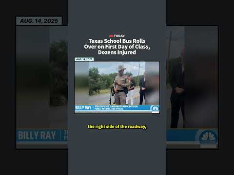 Texas School Bus Rolls Over on First Day of Class, Dozens Injured