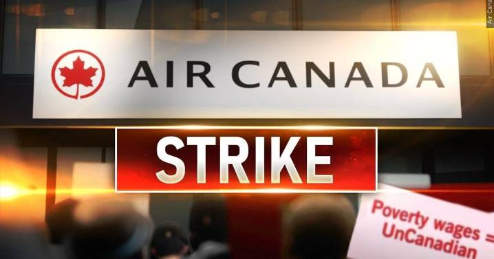 Air Canada cancels hundreds of flights as potential strike by flight attendants looms