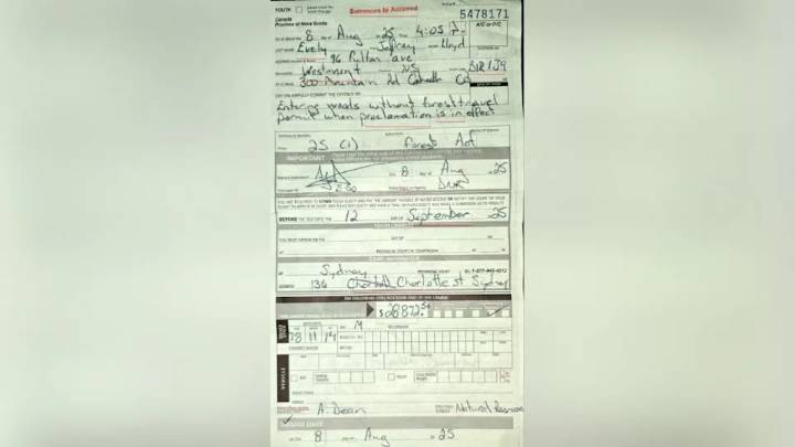 N.S. man purposely violates ban on entering woods, gets handed $28K fine