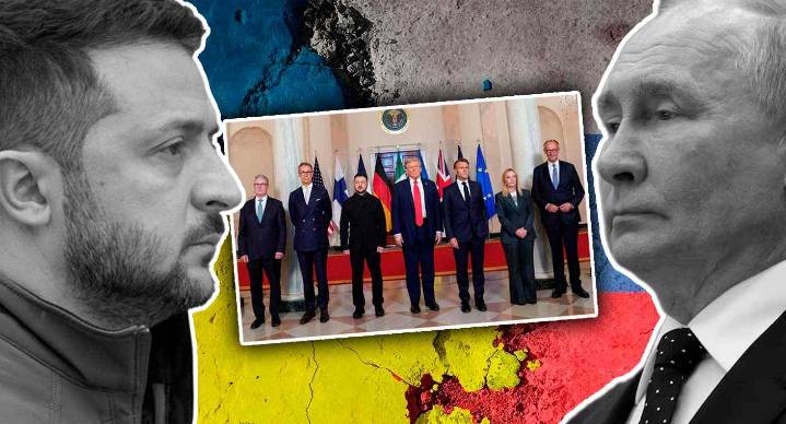 ‘Todos están muy satisfechos con la posibilidad de alcanzar la paz entre Rusia y Ucrania’: Trump tras reunión con lideres europeos