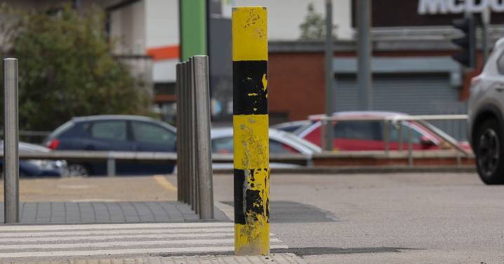 Call for Lidl car park changes after famous bollard 'Mr Post' is bashed again