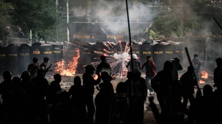 Tensions soar across Indonesia as protests against police erupt in multiple cities