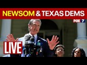 LIVE: California Gov. Newsom meets with Texas Dems