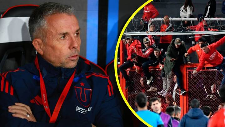 "Estuvo encerrado una hora y media": Gustavo Álvarez cuenta cómo vivió su hijo de 9 años el caos en estadio de Independiente