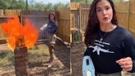 Valentina Gómez, la joven candidata republicana de Texas que quema un Corán con un lanzallamas: 'Hay que detenerlo'
