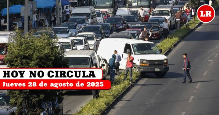Hoy No Circula 28 de agosto de 2025: qué autos y placas descansan en CDMX y Edomex