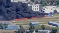 Video shows plane crashing into parked aircraft at Montana airport