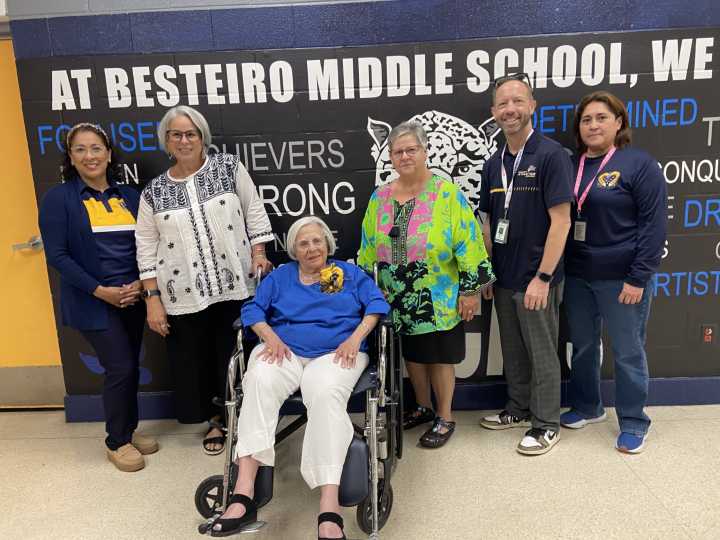 Brownsville’s Besteiro Middle School celebrates A rating