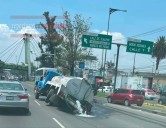 PIPA CAYÓ EN UN SOCAVÓN EN LA CALZADA IGNACIO ZARAGOZA, IZTACALCO