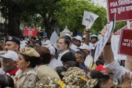 India’s opposition parties protest against a controversial electoral roll revision