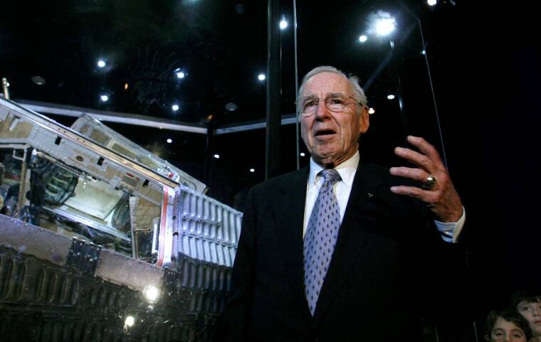 Jim Lovell, commander of NASA’s Apollo 13 moon mission, dies at 97