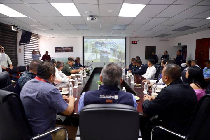 REFUERZAN coordinación en seguridad en Tuxtla