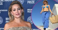 Kate Hudson Shows Off Chiseled Abs in Tiny Blue Bikini on Sunny Getaway: See the Stunning Photos