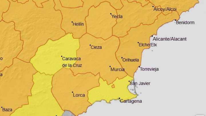 Avisos por calor este sábado en toda la Región