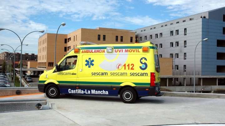 Hospitalizado un hombre herido por arma blanca durante una reyerta en Talavera