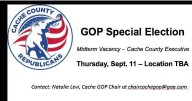 Cache County Republicans schedule special election Sept. 11 to replace county executive