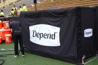 Prime spot: Colorado places sideline bathroom for Deion Sanders, sponsored by Depend undergarment