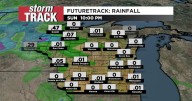 Drier today before showers and storms return for Monday