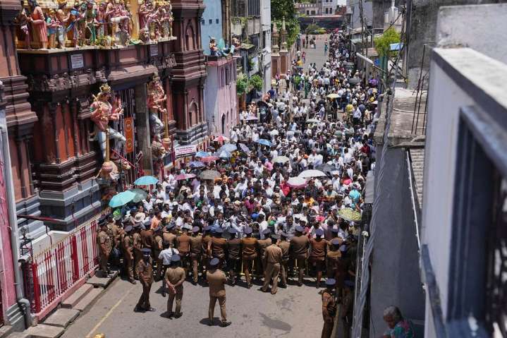 Protests erupt in Sri Lanka’s capital over the arrest of ex-president Wickremesinghe – Winnipeg Free Press