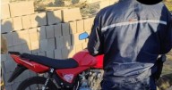 Recuperaron la moto robada, a los tiros, en la puerta de un geriátrico