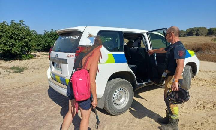 Rescatados dos senderistas desorientados y sin agua en el Parque Regional de El Valle y Carrascoy