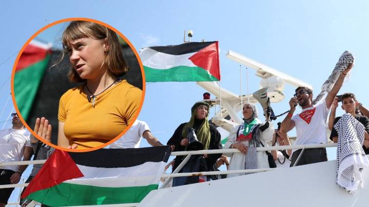 Flotilla con Greta Thunberg zarpa de Barcelona con ayuda para Gaza