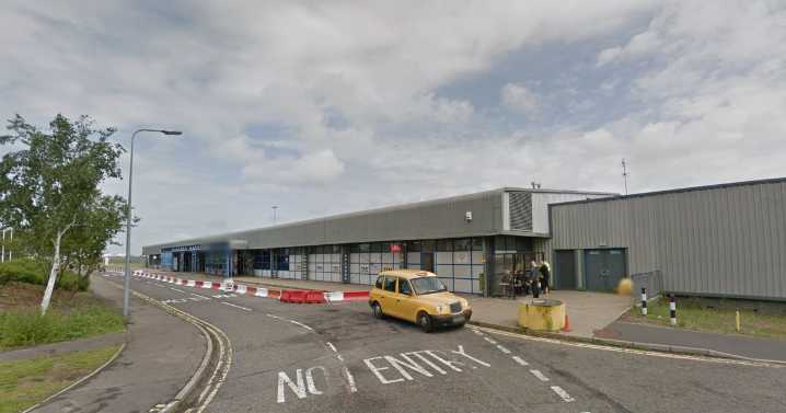 UK airport shut down after plane catches fire on runway