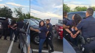 Woman escorted out Edgewood ISD board meeting in handcuffs, video shows