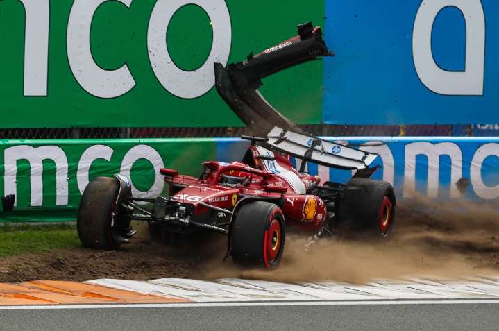 Charles Leclerc: Kimi Antonelli was ‘too aggressive’ in F1 Dutch GP collision