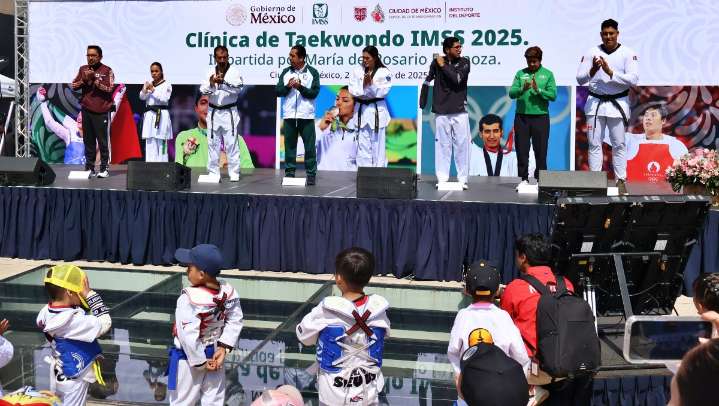 Campeones olímpicos motivan a la nueva generación de taekwondo