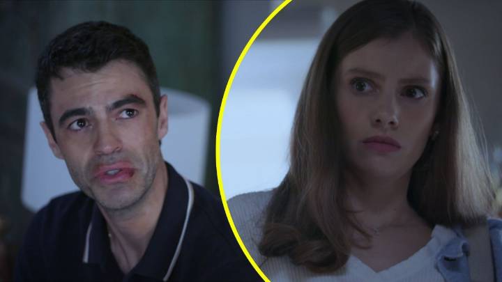 "Ella me chantajeó": Juan Pablo intenta salvarse echándole la culpa de todo a Luciana frente a Martina en "Los Casablanca"