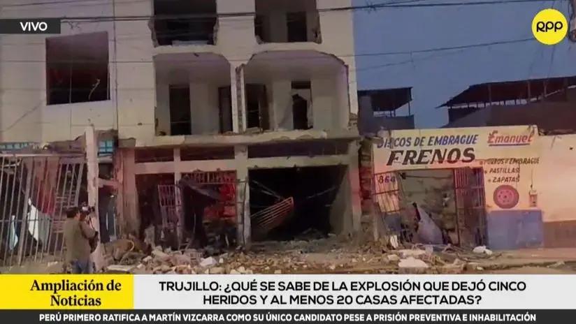 Ataque en Trujillo: ¿qué se sabe de la explosión que dejó cinco heridos y al menos 20 casas afectadas?