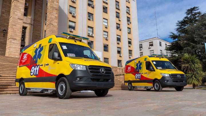 Qué significa cada color y por qué lucen así las nuevas ambulancias de Mendoza