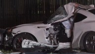 Woman, 2 children critical after car hits light pole in NW Miami
