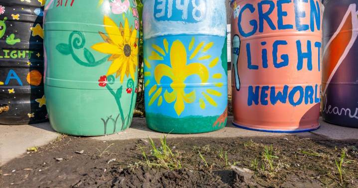How thousands of colorful rain barrels are saving New Orleans residents money and water