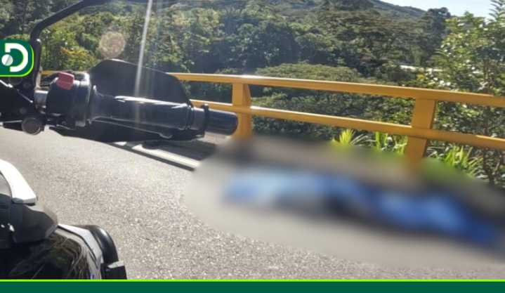Accidente en la autopista Medellín – Bogotá dejó un motociclista fallecido