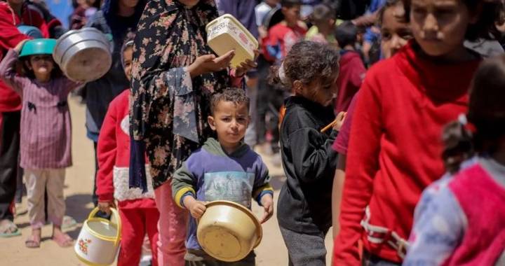 Ya son 227 los muertos relacionados con la desnutrición en Gaza, afirmó la ONU