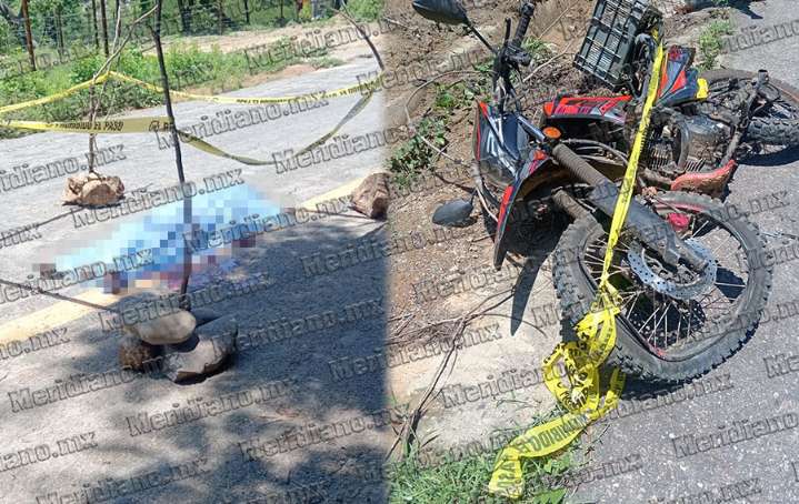 Muere madre embarazada al derrapar en motocicleta