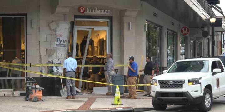 Police: Burglars ram car into downtown Greenville store