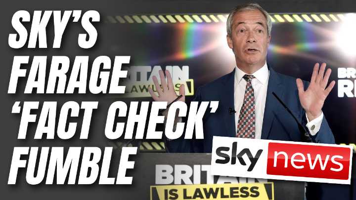 Revealed: Sky's Farage 'Fact Check' Blown Apart As Met Admits Supplying "Incorrect" Guidance