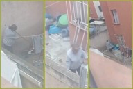 Denuncian maltrato animal en Pachuca: Mujer golpea a un perro con un palo