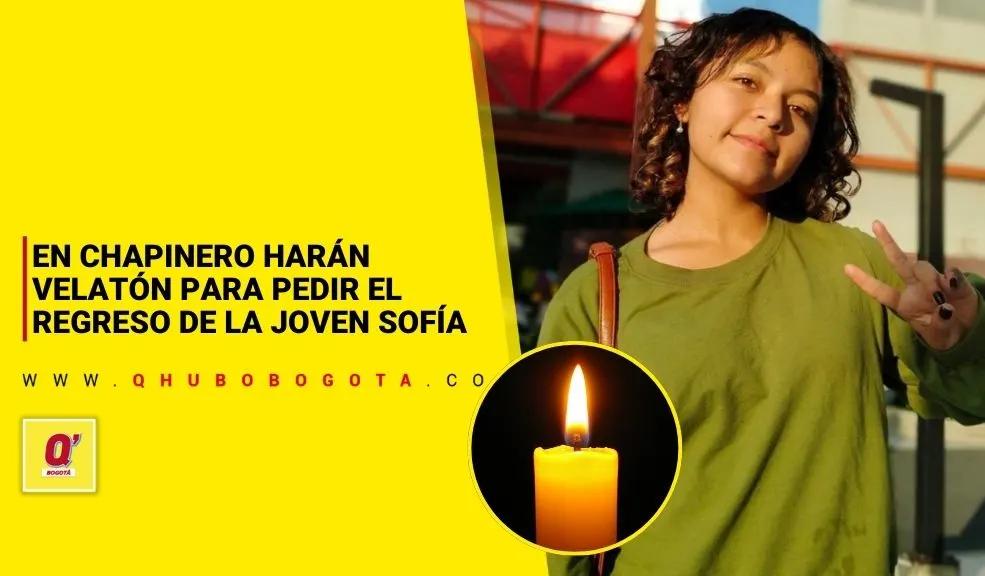 En Chapinero: Velatón por el regreso de la joven Sofía