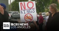 Demonstrators host "Fight the Trump Takeover" rally in Santa Clarita