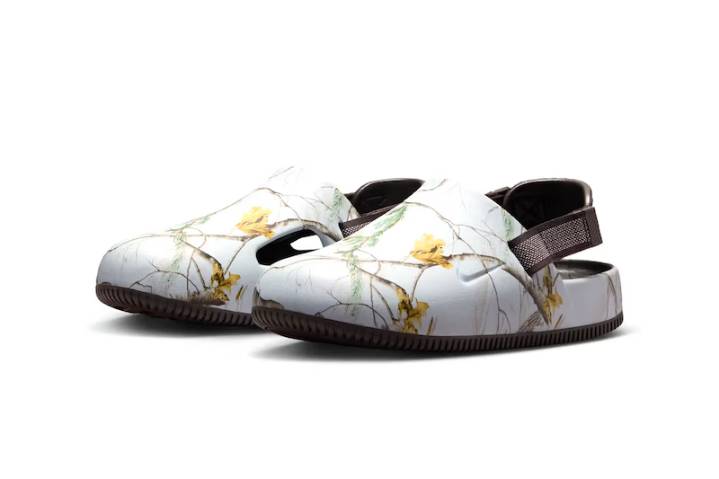 Nike Slides into Fall with the Calm Mule “Light Blue Realtree”