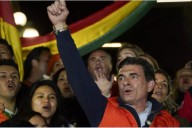 En Bolivia celebran triunfo electoral de la derecha: "El masista está fuera"