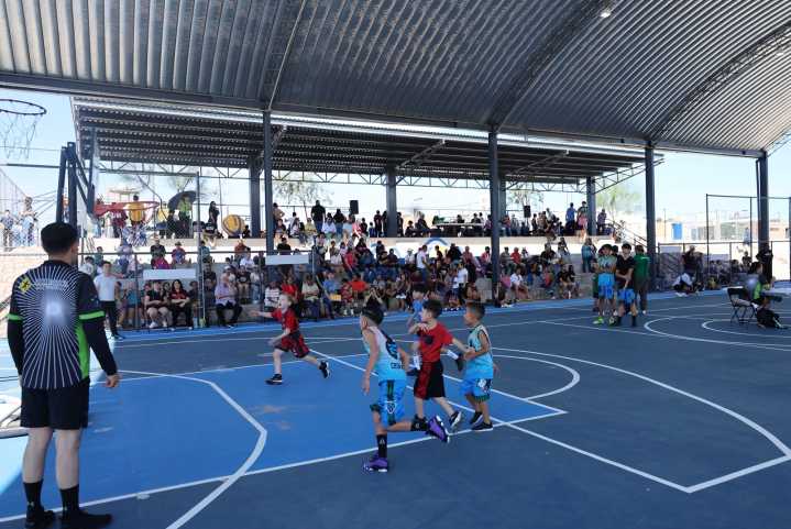Participan 600 niñas y niños en la Ruta del Deporte en tu Barrio: Municipio