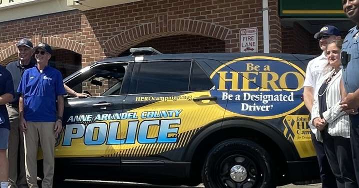 Anne Arundel County police unveil 'hero cruiser' to honor fallen Naval Academy graduate