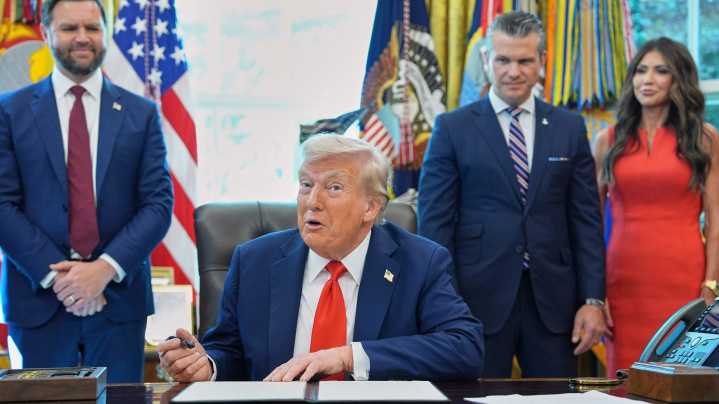 Trump to sign orders aimed at ending cashless bail, flag burning