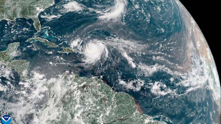 Rapidly intensifying Hurricane Erin becomes historic storm due to strengthening