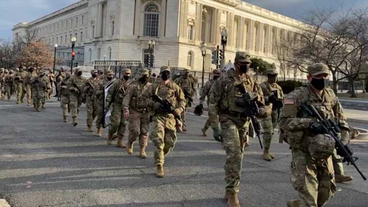 Federal agents will be out 24/7 on patrol in Washington, the White House says 